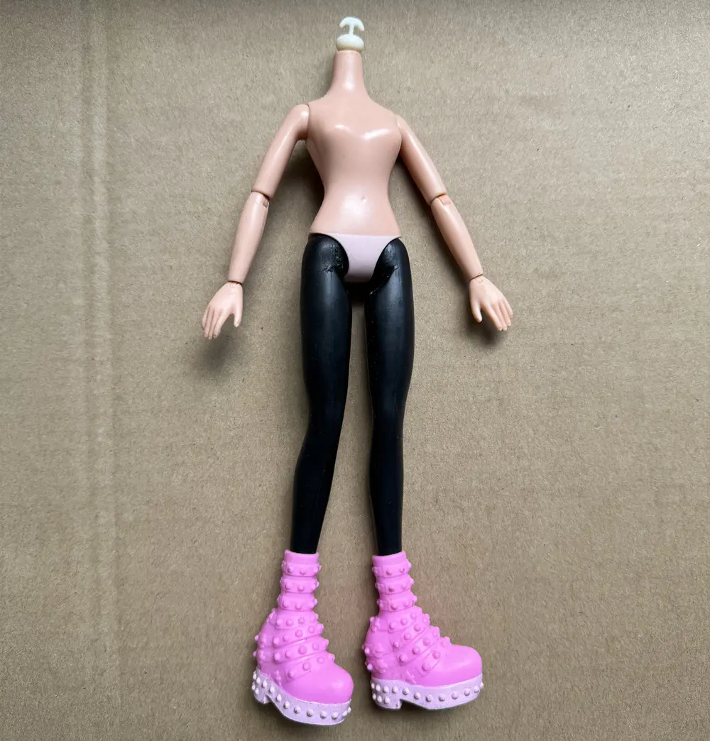 Original Joints Movable Bodies High Heels Colorful Shoes Boots Boys Girls Sexy Big Mouth Doll Heads DIY Doll Accessories