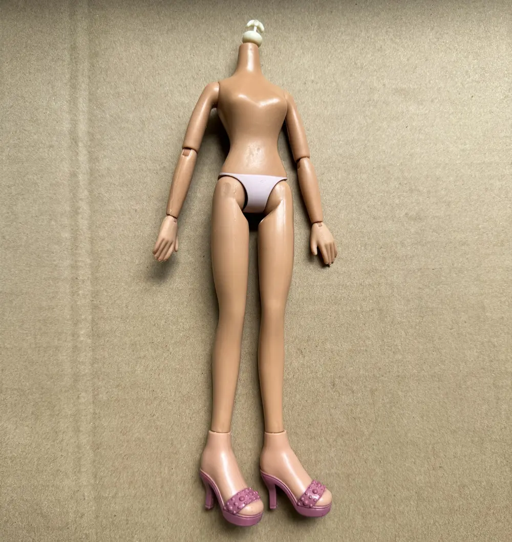 Original Joints Movable Bodies High Heels Colorful Shoes Boots Boys Girls Sexy Big Mouth Doll Heads DIY Doll Accessories