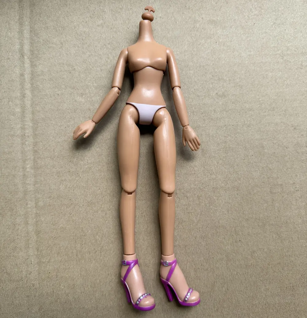 Original Joints Movable Bodies High Heels Colorful Shoes Boots Boys Girls Sexy Big Mouth Doll Heads DIY Doll Accessories