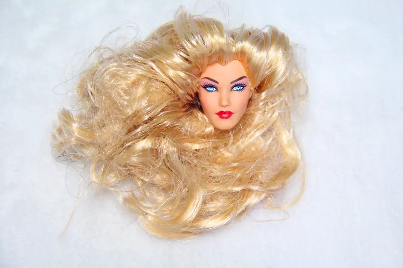 Rare Limited Edition Doll Toy Head Princess Doll Head Girl DIY Dressing Hair Toys Favorite Collection Princess Doll Head