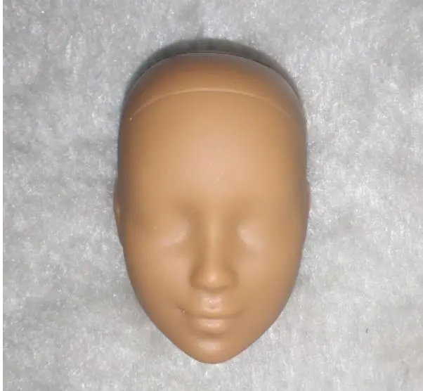 Collection Rare Doll Head Makeup Practice Heads No Hair No Makeup Bald Head Quality Doll Head Girl Dressing DIY Toy Parts