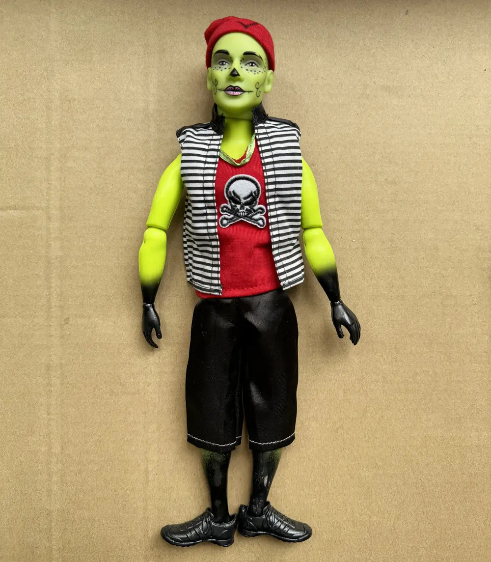 1/6 Vintage Male Doll 30cm Figures Joints Movable Creative Monster Tattoo Clown Kenya Man Limited Collections DIY Accessories