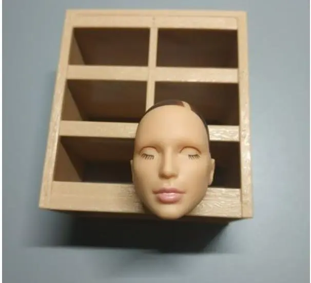 Collection Rare Doll Head Makeup Practice Heads No Hair No Makeup Bald Head Quality Doll Head Girl Dressing DIY Toy Parts