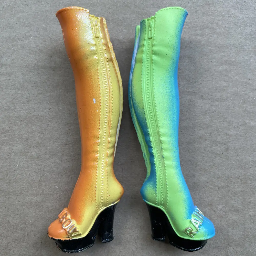 Original Rainbow Big Sister Doll Shoes Clothing Suits Accessories Girl Doll High-Heels Martin Boots Casual Flat Shoes Toy Parts