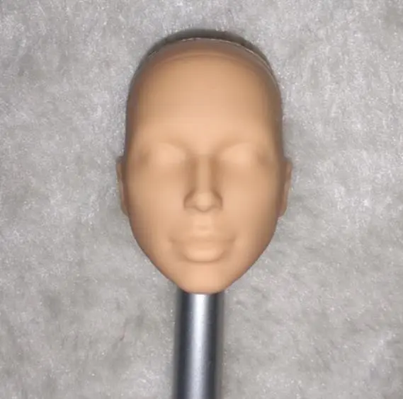 Collection Rare Doll Head Makeup Practice Heads No Hair No Makeup Bald Head Quality Doll Head Girl Dressing DIY Toy Parts