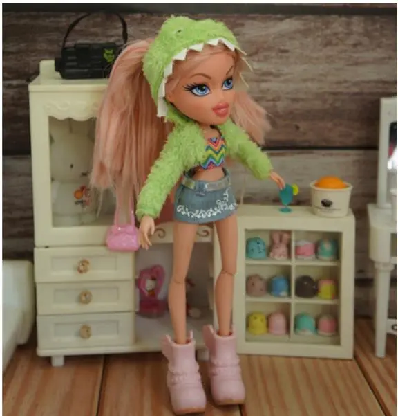 Original Joint Movable Bodies Shoes High Heels Colorful Shoes Sexy Big Month Doll Clothes