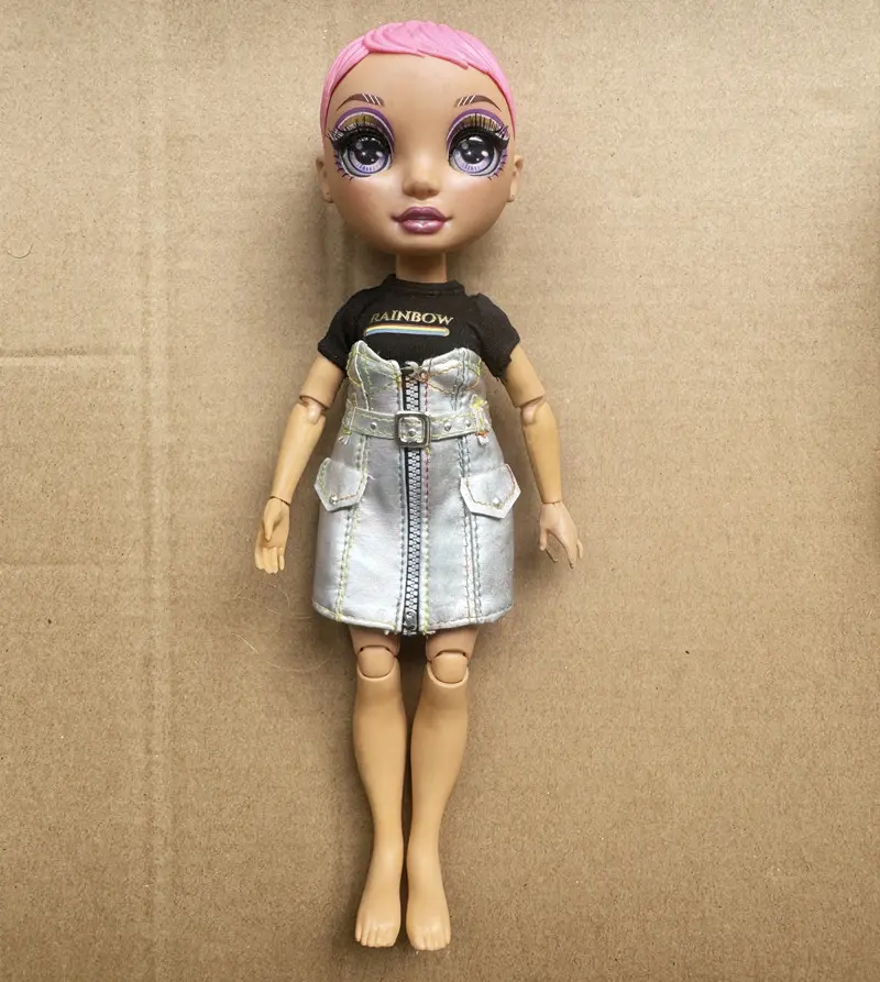 New Rainbow Doll Colorful Hair Sparkly Doll Eyes Original Doll Replacement Eyes Balls High Quality Doll DIY Clothing Parts