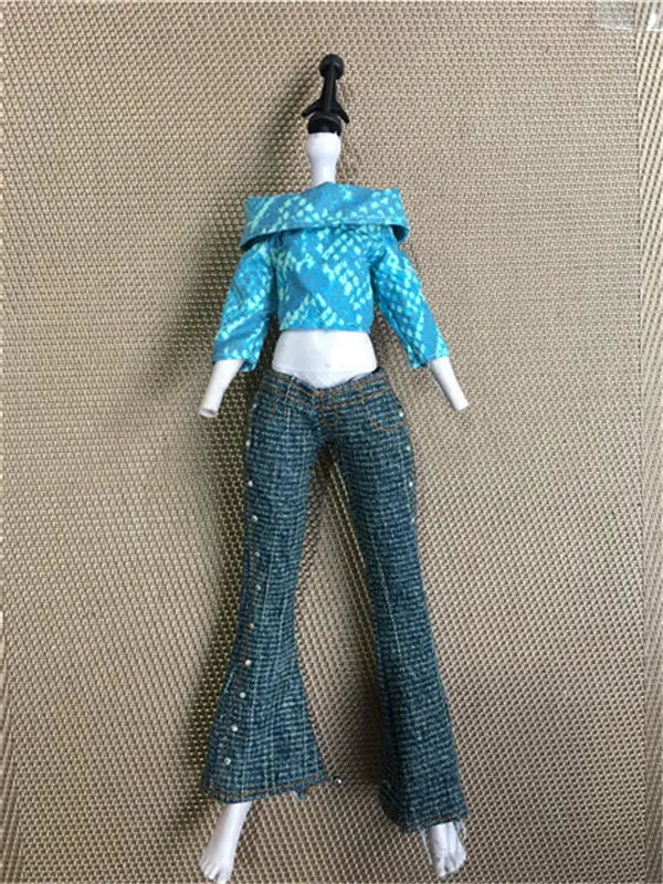 Doll Clothing Set Fashion Casual Wear Handmade Clothes Outfit Doll Clothing Set For 1/6 Doll Dressing Toy Monstering Doll Dress