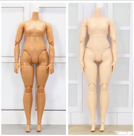 Female Soldier Doll Brown Body 22 Joints Movable Doll Body Super Model Body Gifts Doll Accessories Princess Doll Body