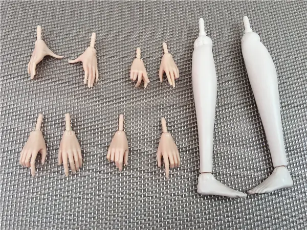 Super Model FR Replacement Hands Legs 4 Postures Doll Quality Hands New Doll Accessories 1/6 Doll Universal Replacements Legs