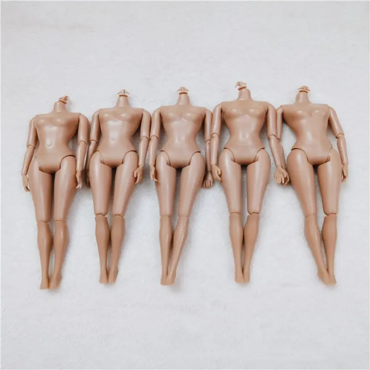 Female Doll Black Brown Body Toy Joints Movable Doll Toy Gifts Doll Accessories Kids Christmas Gifts Princess Doll Toy Body