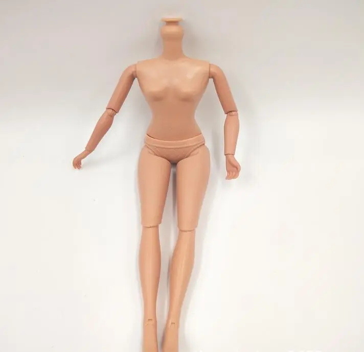 Female Doll Black Brown Body Toy Joints Movable Doll Toy Gifts Doll Accessories Kids Christmas Gifts Princess Doll Toy Body