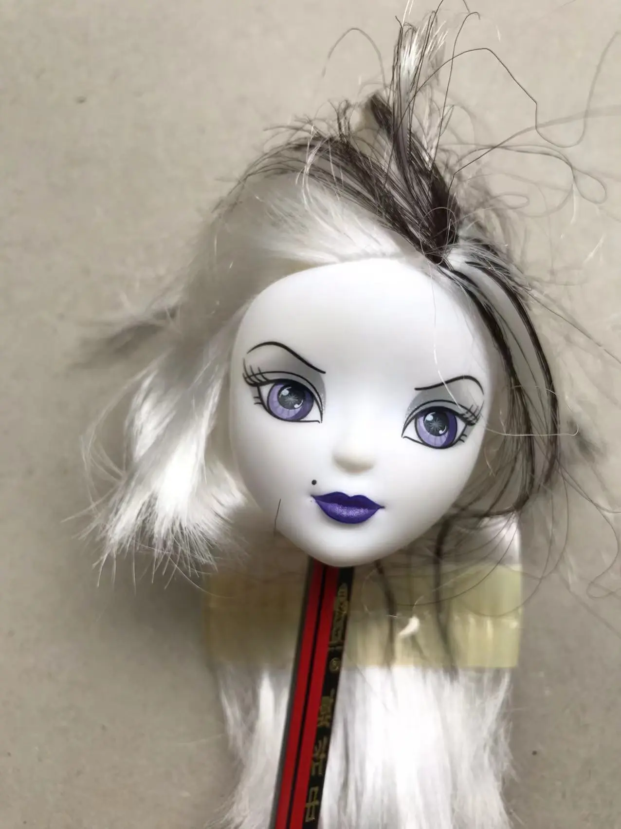 Original Doll Joints Movable Body White Gray Black Green Blue Doll Parts Cat Doll Heads White Black Yellow Skin Doll Heads