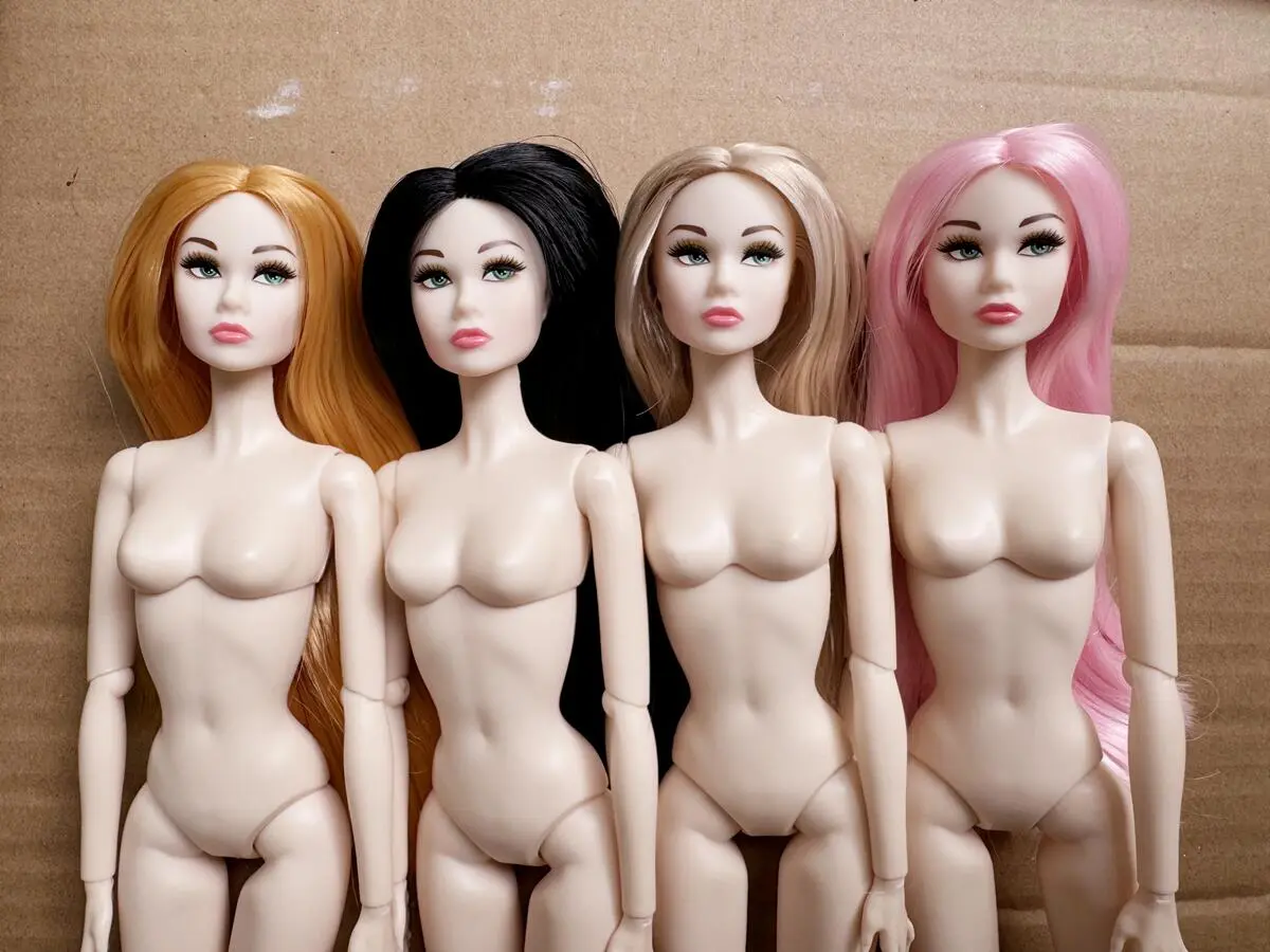 1/6 PP Face Mold Super Model Doll Figures Joints Movable Solid Doll 30cm Fashion Face Mold Boys Girls Birthday Gifts