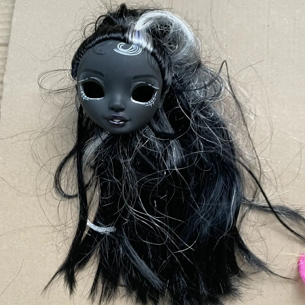 New Rainbow Doll Heads Colorful Alive Sparkly Doll Eyes Original Doll Replacement Eyes Balls High Quality Doll DIY Parts