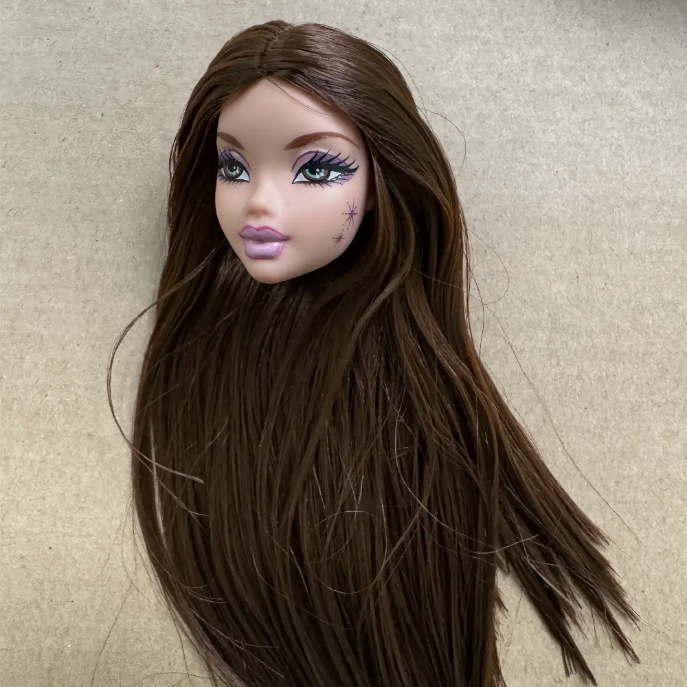 My Sence Doll Head 1/6 Doll Toys Part Multi-Colorful Hair Princess Doll Accessories Limited Rare Face Collection Doll Heads