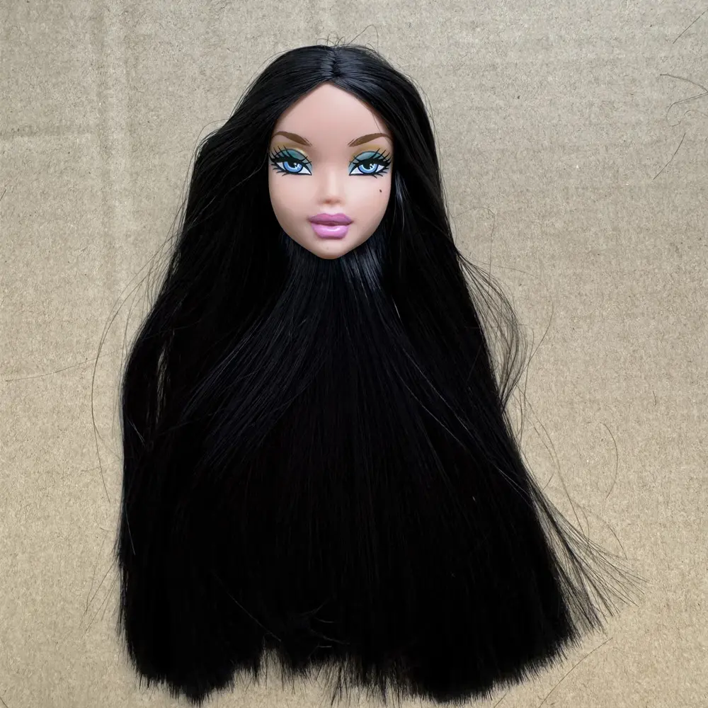 My Sence Doll Head 1/6 Doll Toys Part Multi-Colorful Hair Princess Doll Accessories Limited Rare Face Collection Doll Heads