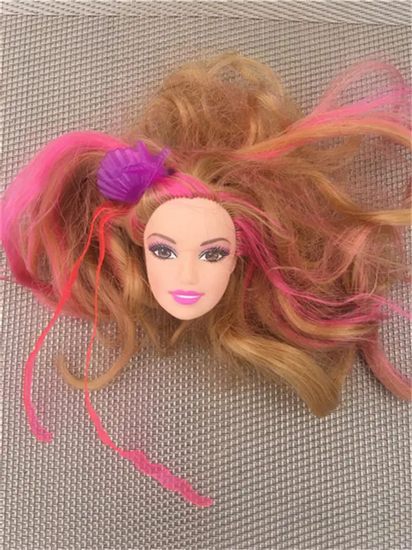 Rare Doll Head Good Makeup 1/6 Doll Toys Part White Black Brown Skin Princess Doll Accessories DIY Dressing Collection Doll Head
