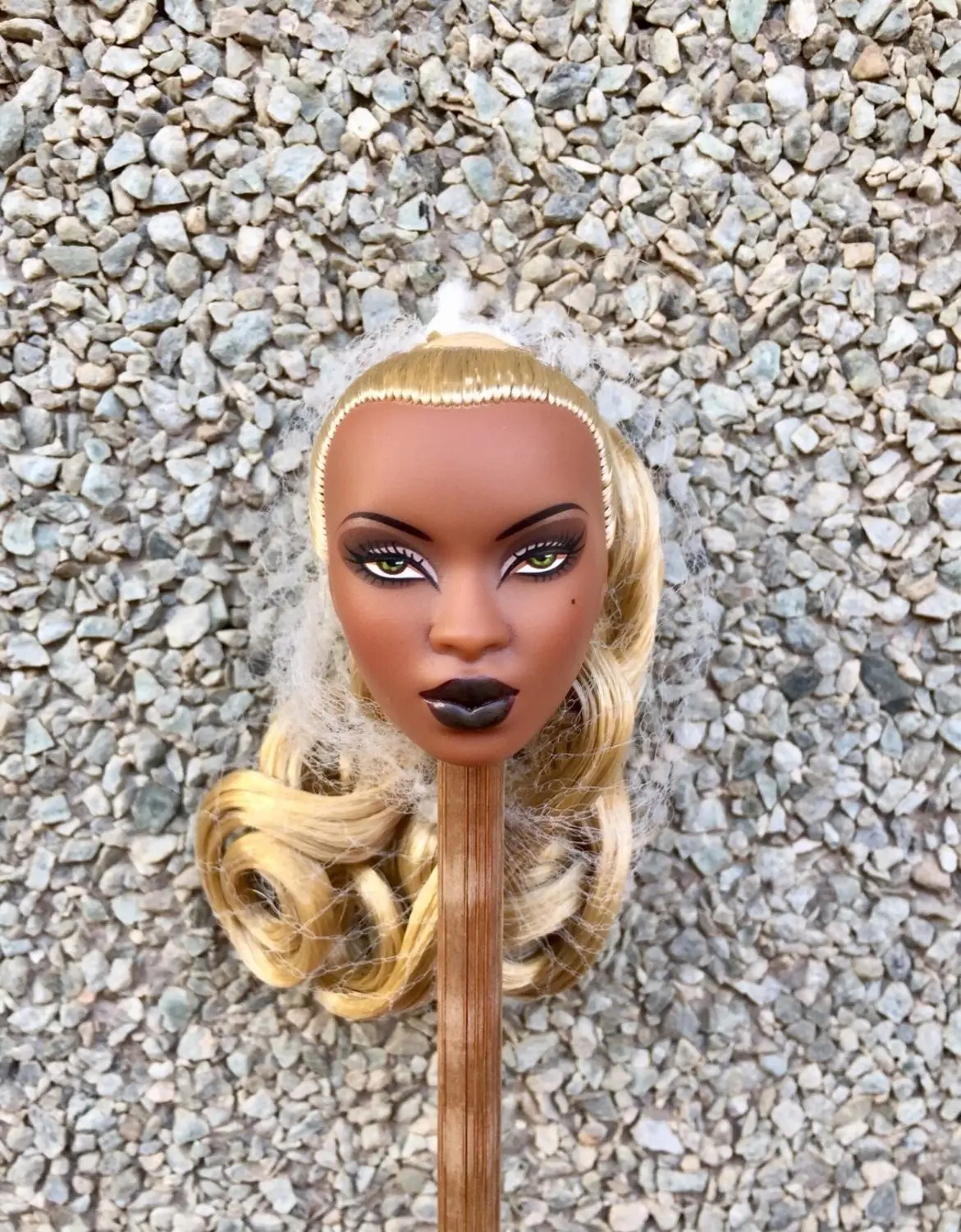 Collection Rare Doll Head FR Doll Heads Adele Jem Makeup Head Quality Doll Head Girl Dressing DIY Toy Parts