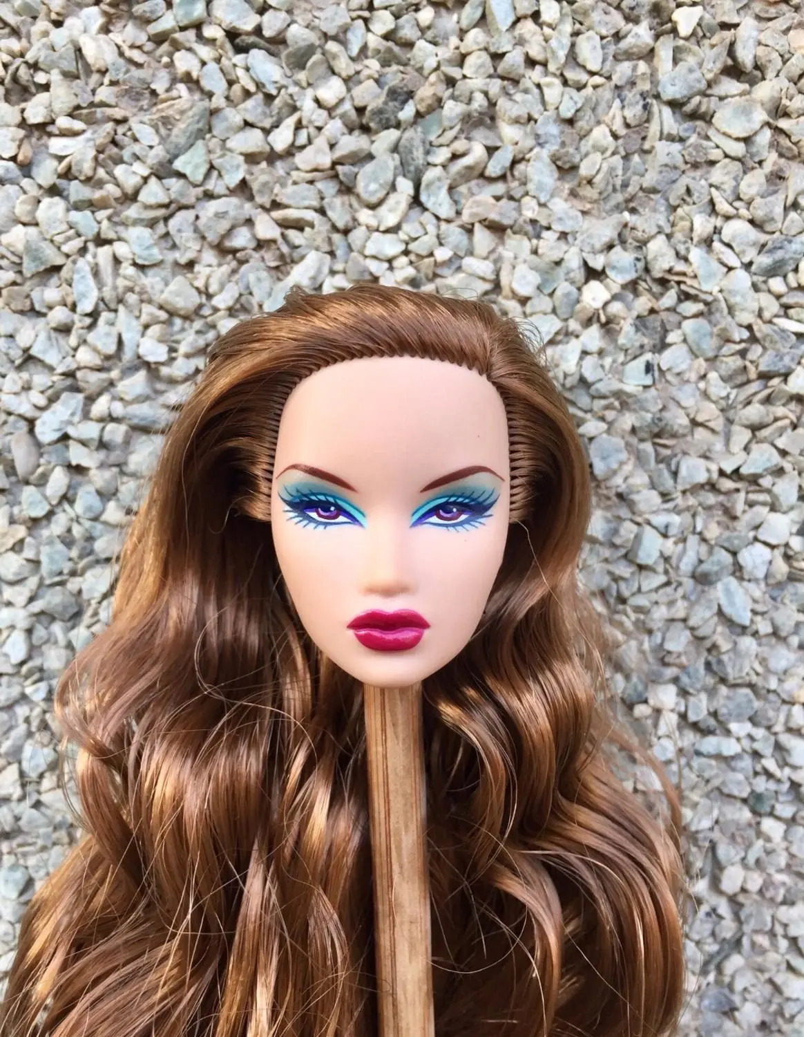 Collection Rare Doll Head FR Doll Heads Adele Jem Makeup Head Quality Doll Head Girl Dressing DIY Toy Parts