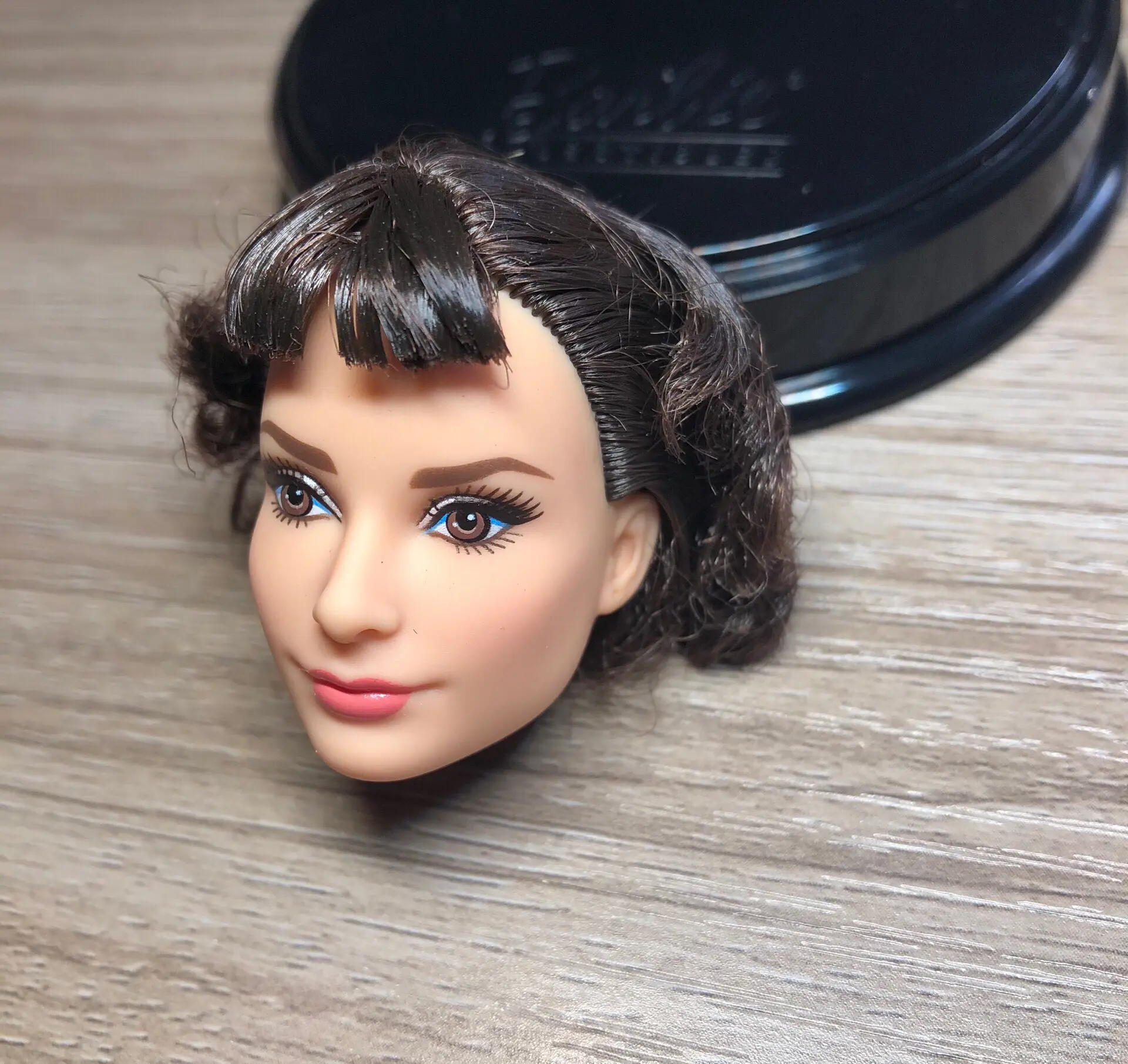 New Arrival Rare Collection Audrey Hepburn Doll Heads Princess Doll Head Girl DIY Dressing Hair Toys Kids Makeup DIY Toy