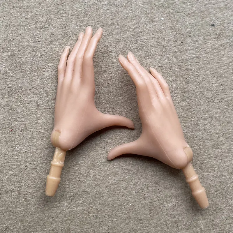 Universal 1/6 Doll Hands DIY Doll Decors Fashion Gesture Doll Hands Feet Accessories White Beige Color Doll Parts Girl Gifts Toy
