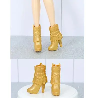 Original Princess Doll Shoes for 1/6 Dolls Fashion Female Doll High-heels Casual Shoes Slippers Dolls Accessories