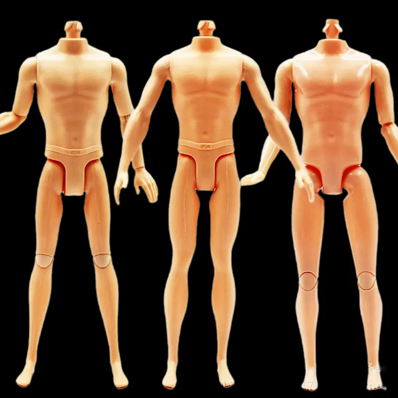 1/6 Boyfriend Heads Movable Joints 30cm Ken Dolls Body Male Prince Naked Nude Male Toy Doll Ken Body DIY Toys For Girls Gifts