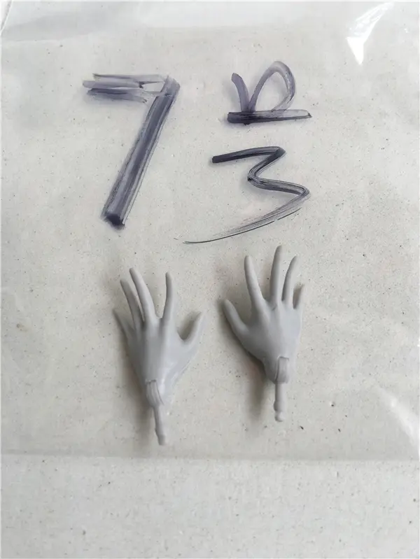 Original Monstering High Doll Replacement Hands Elbows Kids DIY Playing Doll Accessories Parts One Pair Price Solid Color Parts