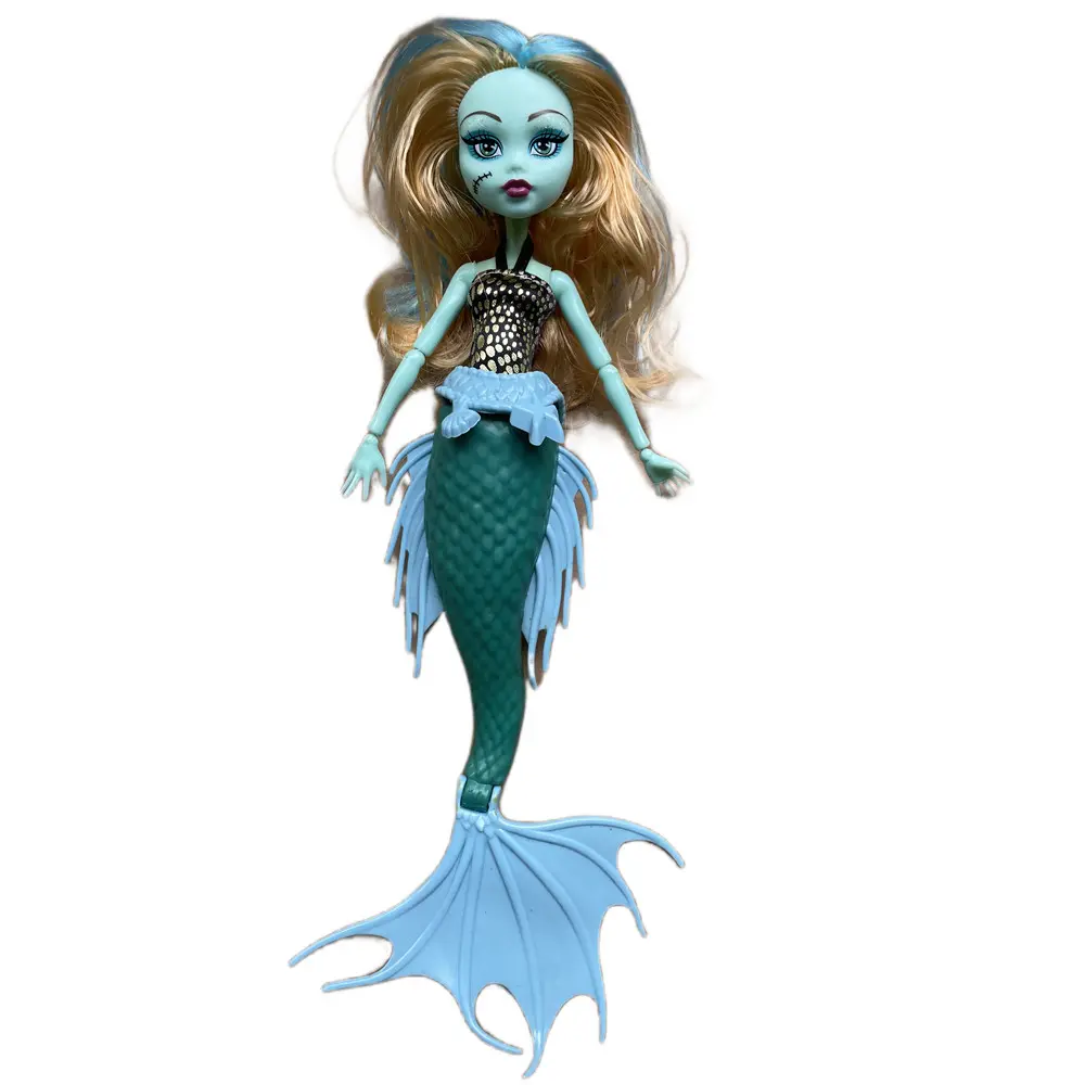 New Mermaid Zombie Doll With Eyelashes Monster Dolls Draculaura/Wolf/ Frankie Stein / Black Spider Movable Body Girls Toys