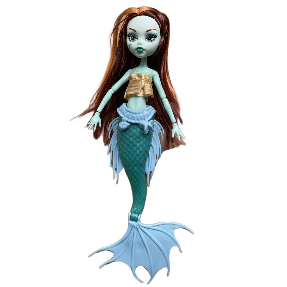 New Mermaid Zombie Doll With Eyelashes Monster Dolls Draculaura/Wolf/ Frankie Stein / Black Spider Movable Body Girls Toys