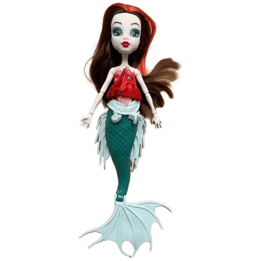 New Mermaid Zombie Doll With Eyelashes Monster Dolls Draculaura/Wolf/ Frankie Stein / Black Spider Movable Body Girls Toys