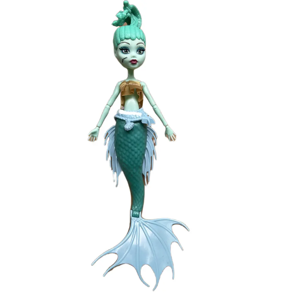 New Mermaid Zombie Doll With Eyelashes Monster Dolls Draculaura/Wolf/ Frankie Stein / Black Spider Movable Body Girls Toys