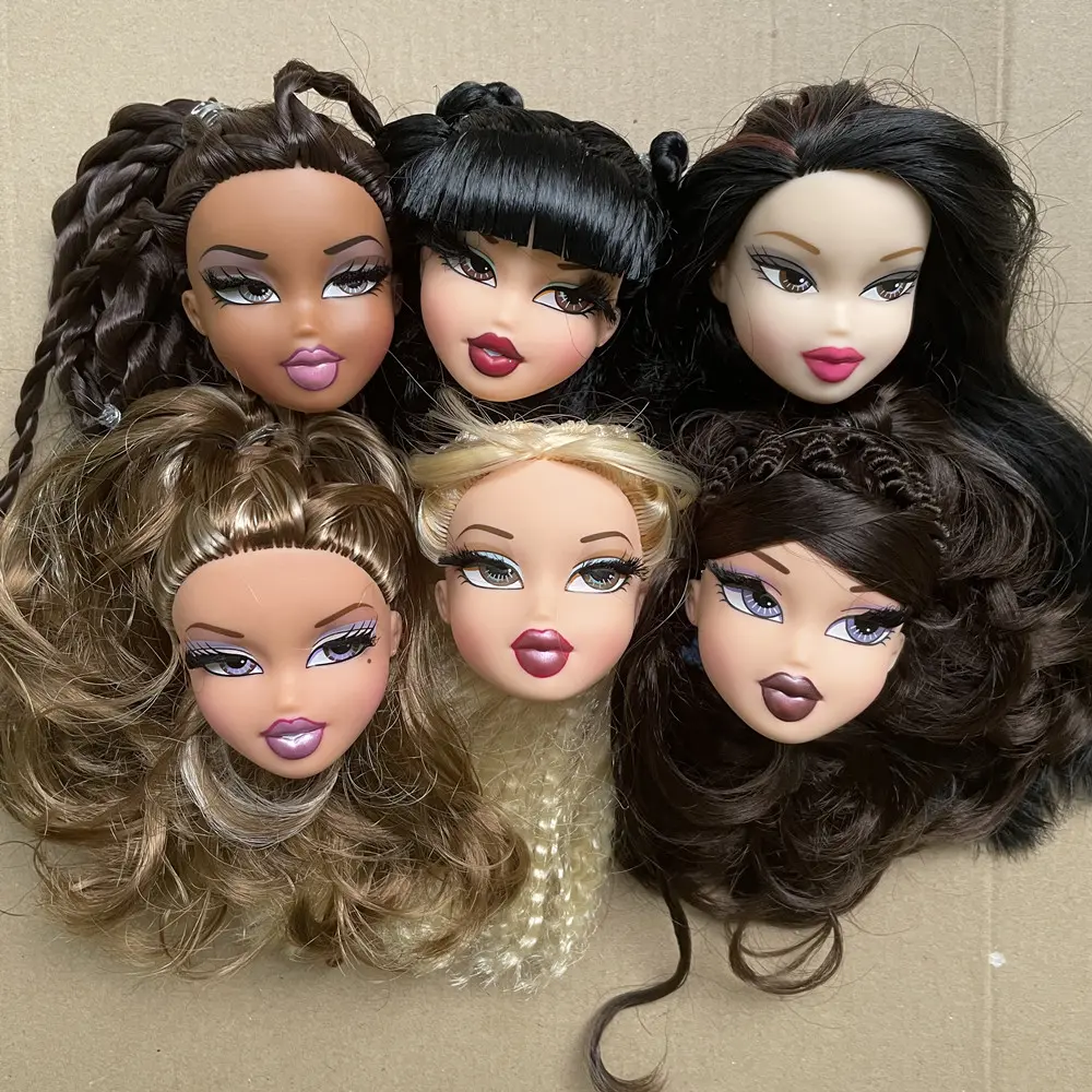 Vintage Rare Limited Collection 1/6 Heads Big Mouth Movable Joints Body Antique Doll Accessories Girls DIY Dressing Gifts