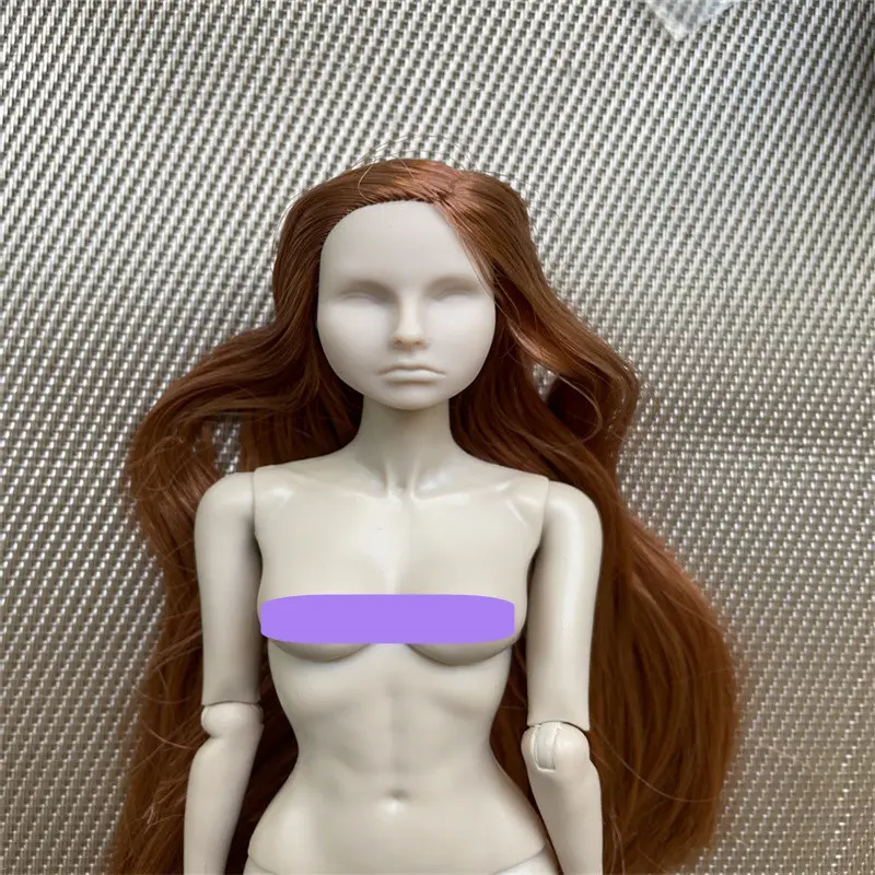 FR/IT Head Make Up Practice Doll Heads Agnes Elise Elyse Girls DIY Dressing Hair Toys Favorite Limited Collection Princess Doll