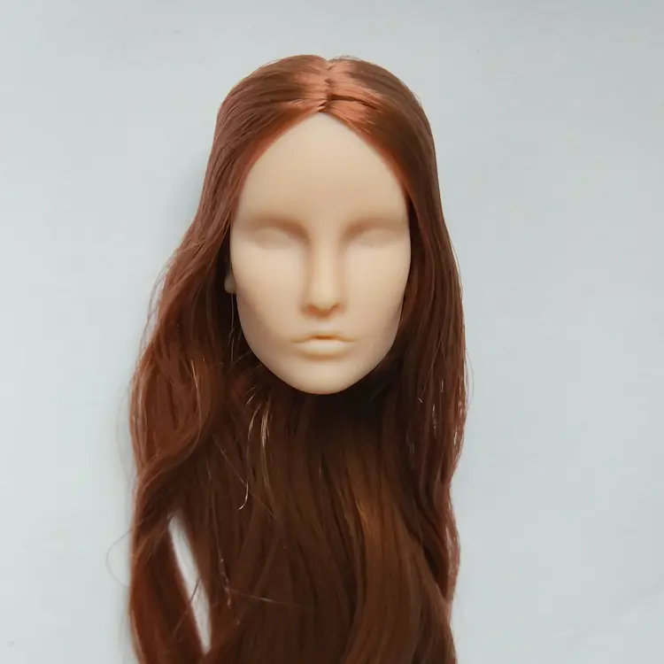 Rare Global Limited FR/IT Head Make up Practice Doll Heads Girl DIY Dressing Hair Toys Favorite Collection Princess Doll