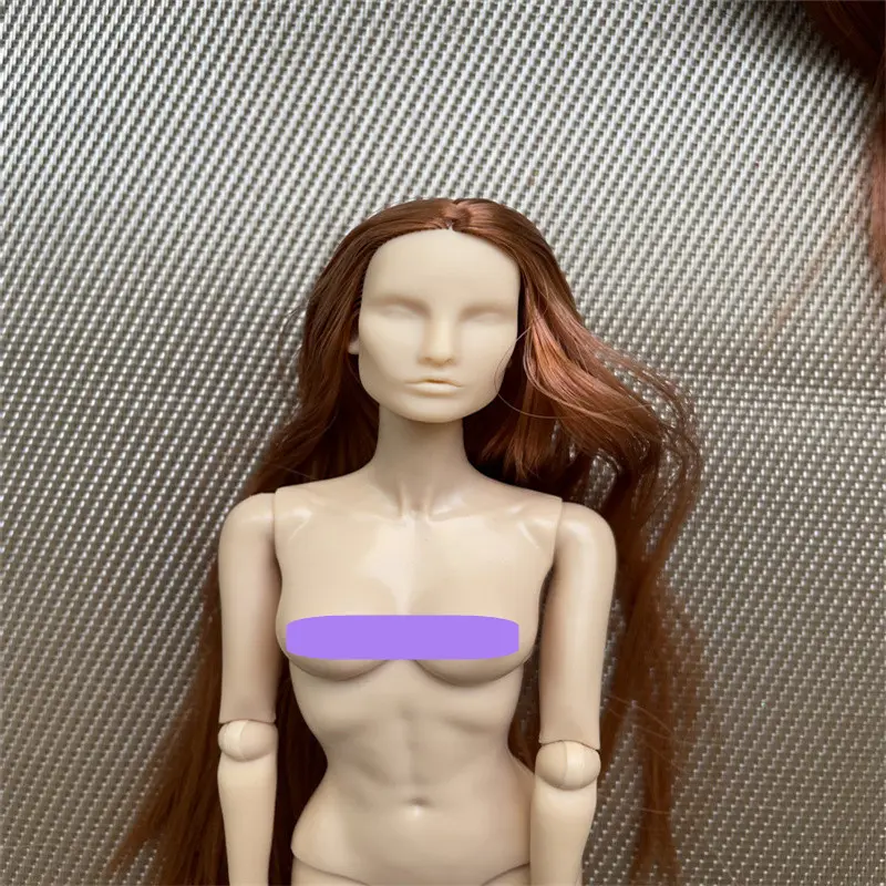 FR/IT Head Make Up Practice Doll Heads Agnes Elise Elyse Girls DIY Dressing Hair Toys Favorite Limited Collection Princess Doll
