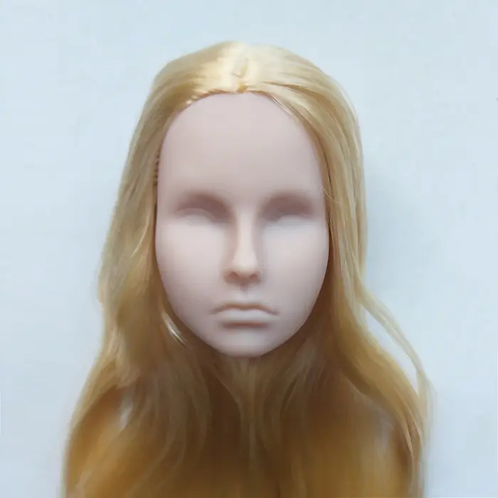 Rare Global Limited FR/IT Head Make up Practice Doll Heads Girl DIY Dressing Hair Toys Favorite Collection Princess Doll