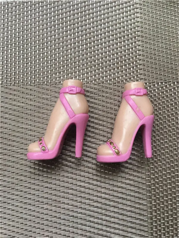 Female Doll Colorful Shoes Brown White Pink Personality Doll DIY Dressing Decors Original Doll Accessories Quality Doll Feet