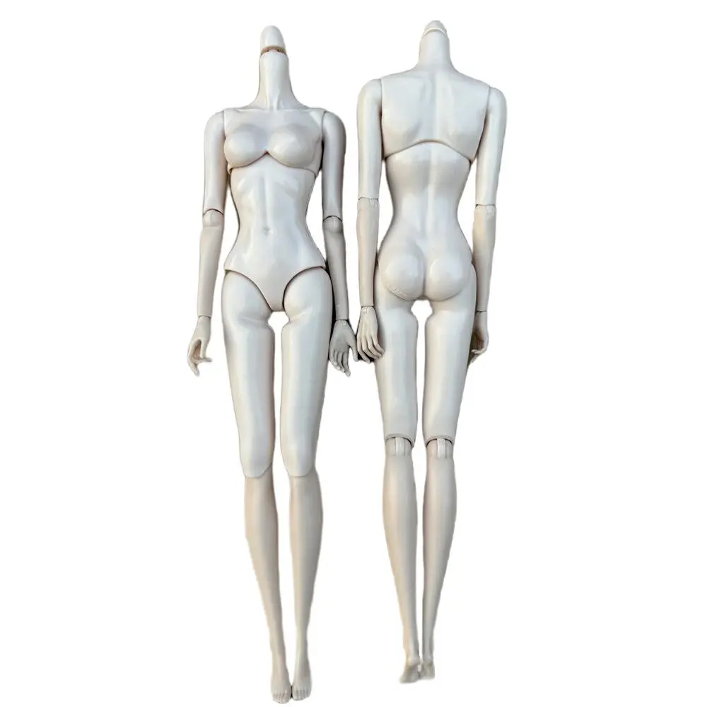 MENGFAN Doll Body 2021 Version Super White Skin Tone Joints Movable Solid Doll 30cm Replacement Body For FR/IT Doll Heads