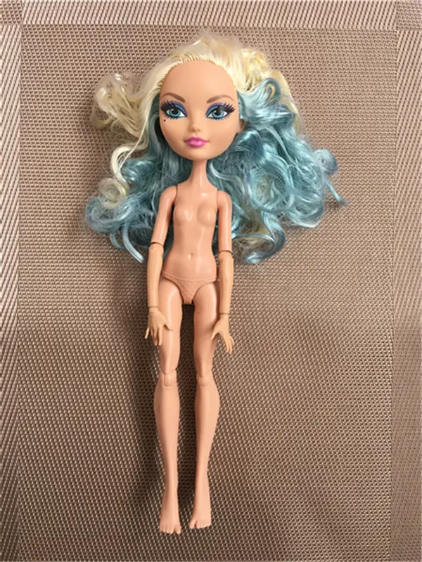 Original Monsters Body+Head Monstering High DIY Doll Body Head Joints Movable Doll Toy Multi-Color Queens Prince Mermaid Doll