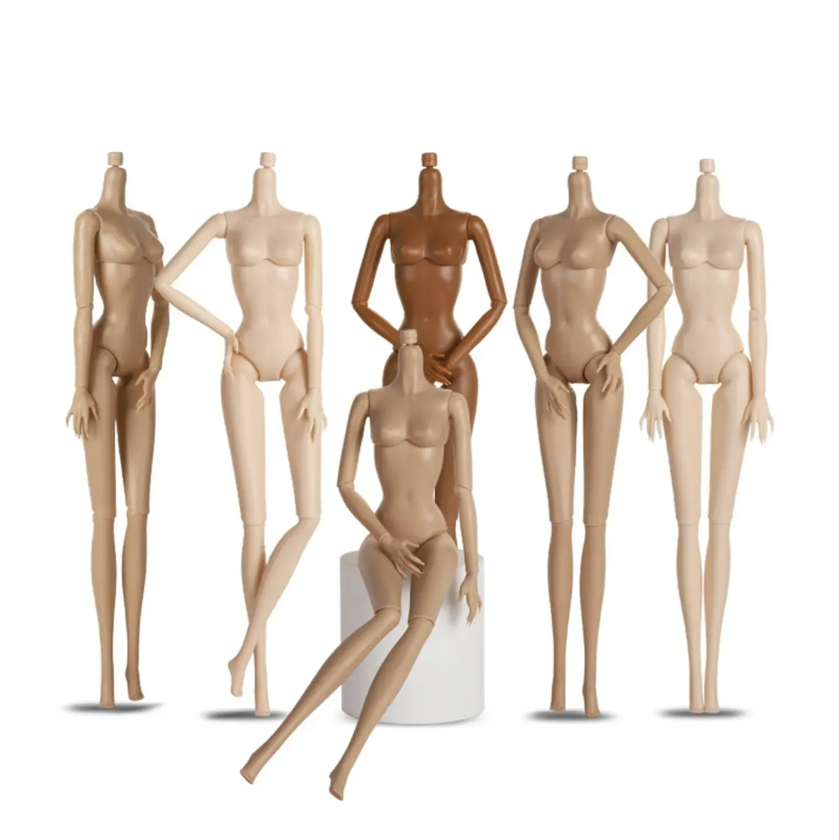 1/6 Super Model Doll Body Joints Movable Solid Doll 30cm Replacement Body For FR/IT Doll Heads