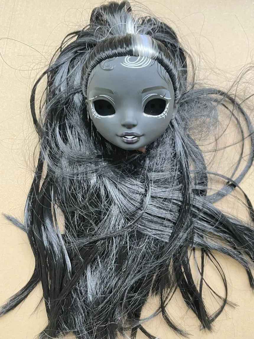 Original Rainbow Doll Heads Shoes Accessories Girl Doll High-Heels Replacement Hands Sparkly Eyes With Eyelashes Toy DIY Parts