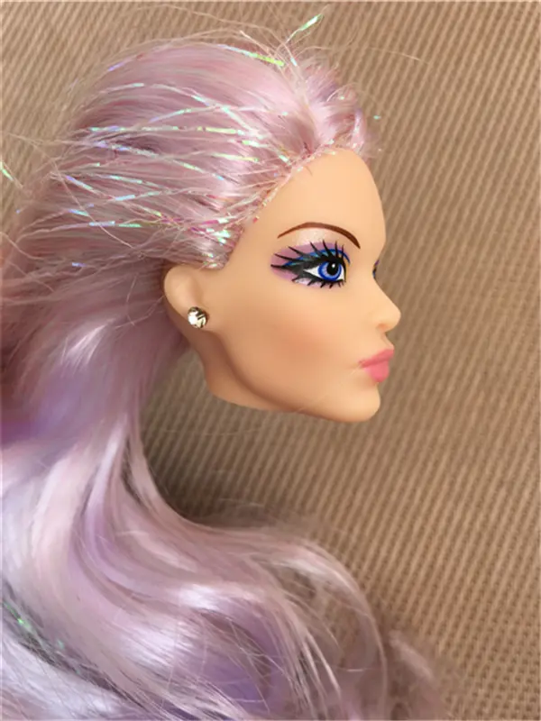 Rare Limited Collection Doll Head Mermaid Muse Super Model Green Eyes Princess Girl DIY Dressing Hair Toy Girl Christmas Gifts