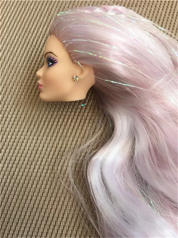 Rare Limited Collection Doll Head Mermaid Muse Super Model Green Eyes Princess Girl DIY Dressing Hair Toy Girl Christmas Gifts