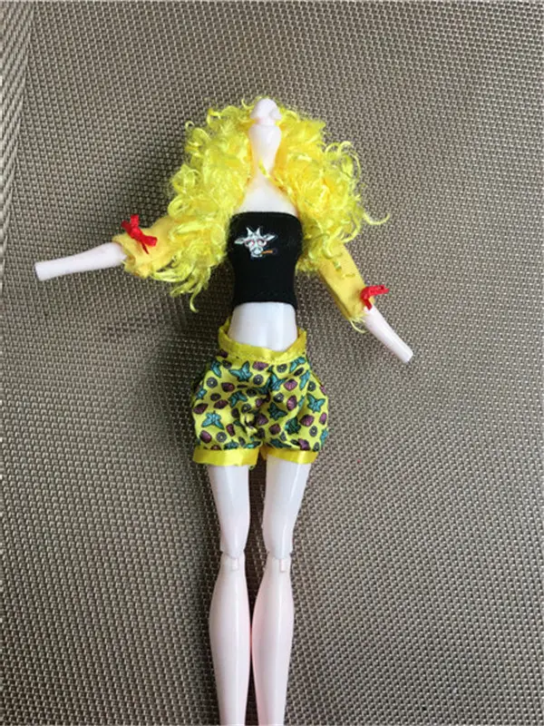 Doll Clothing Set Fashion Casual Wear Handmade Clothes Outfit Doll Clothing Set For 1/6 Doll Dressing Toy Monstering Doll Dress