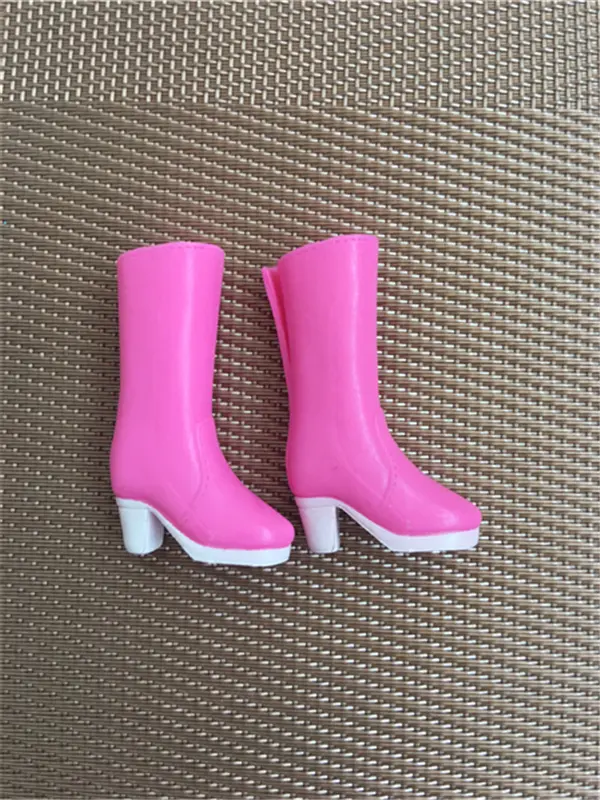Licca Doll Shoes Fashion Female Doll Boots Ice Skates Shoes Dolls Accessories Doll Long Knees Boots Colorful Boots Doll Shoes