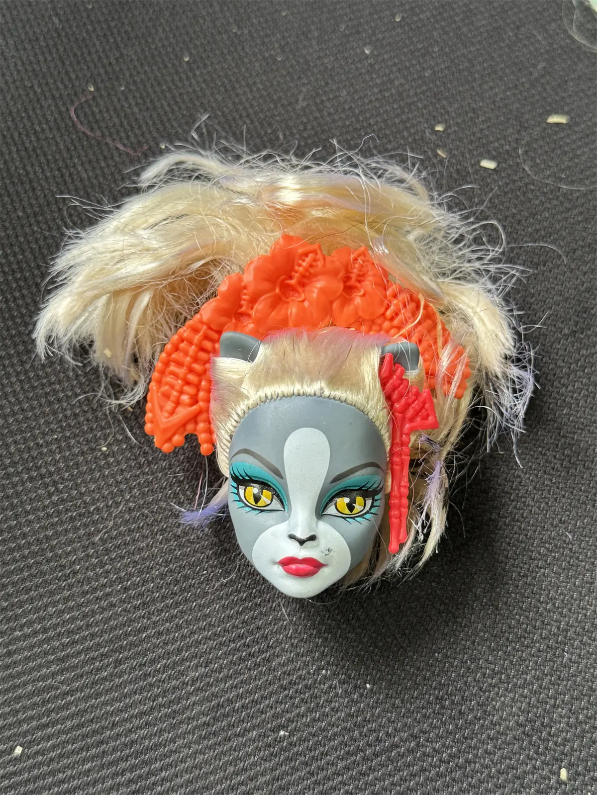 Monster Doll Toy Head Good Makeup Doll Head Girl Dressing DIY Toy Parts Children Birthday Gifts Original Rare Collection Heads