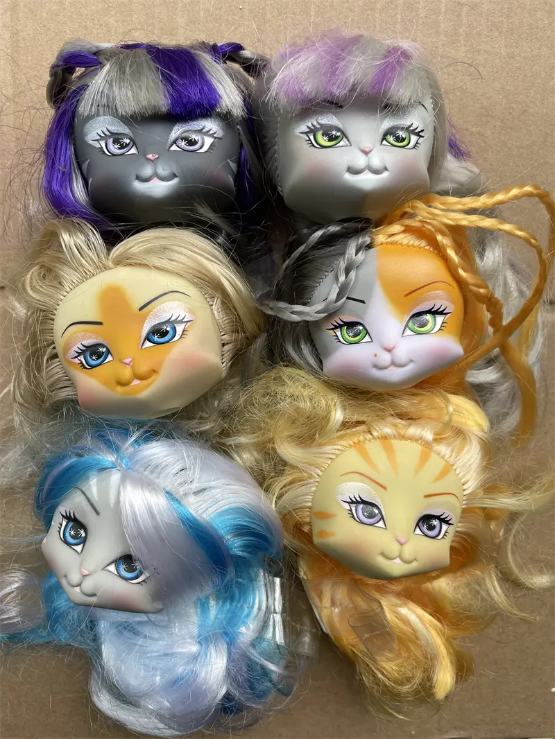 12 Joints Monster Dolls Naked Body Cute Cat Head For Monster Dolls Fairytales Doll Bodies Doll Accessories Kids Christmas Gifts