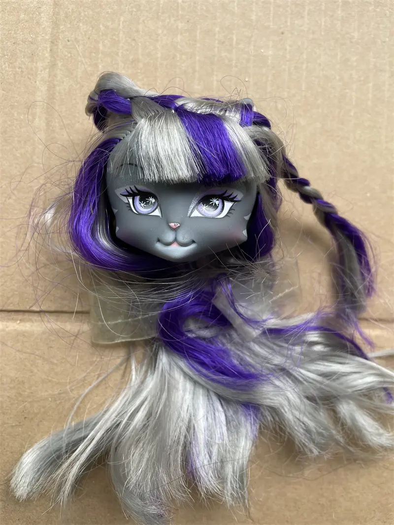 12 Joints Monster Dolls Naked Body Cute Cat Head For Monster Dolls Fairytales Doll Bodies Doll Accessories Kids Christmas Gifts